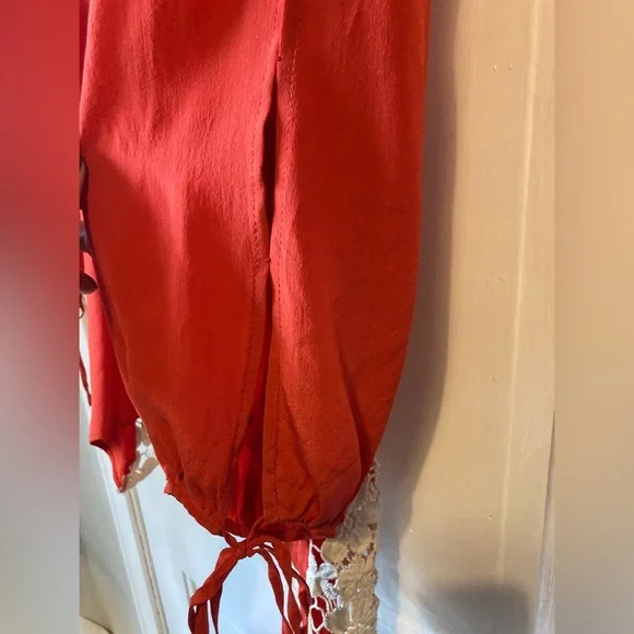 Stitch Knot silk and lace blouse (Anthropology) - Picture 5 of 8